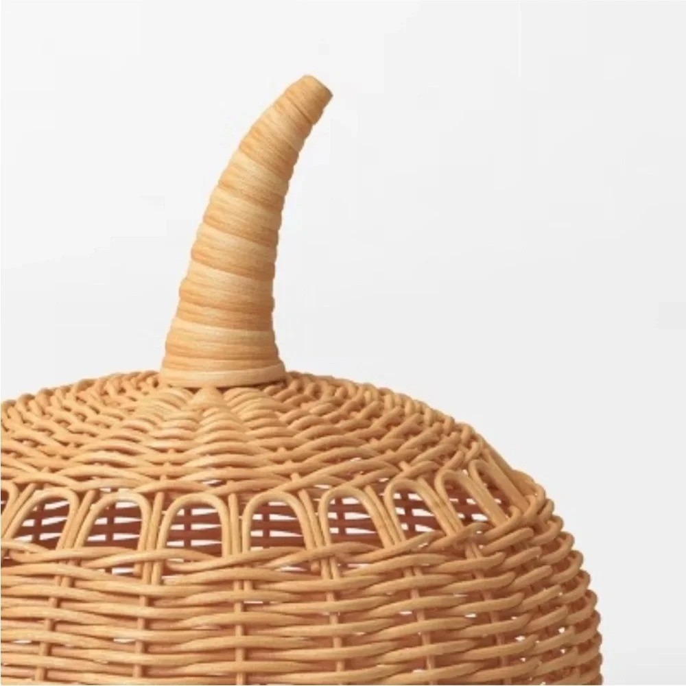 X-Large Rattan Loop Accent Pumpkin - Threshold, Target - Picture 3 of 4